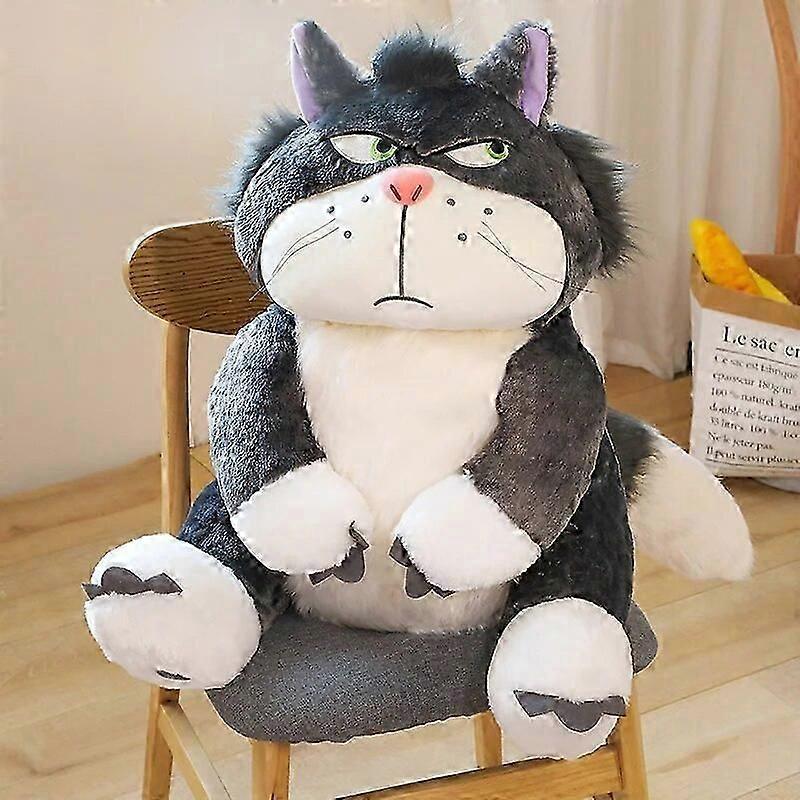 Charming Lucifer Cat Plush Doll - Kawaii Anime Stuffed Toy for Christmas Gifts