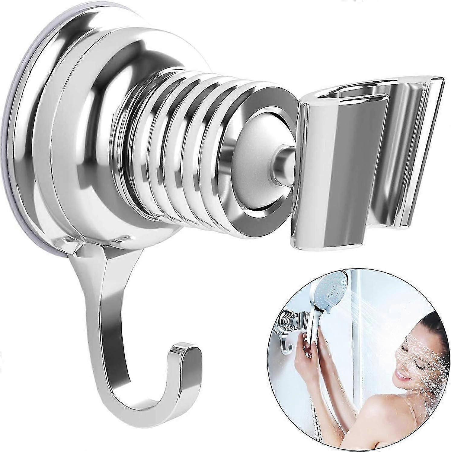 Chrome Replacement Shower Holder Chrome 360 Adjustable Shower Head Holder Removable Shower Wall Hol