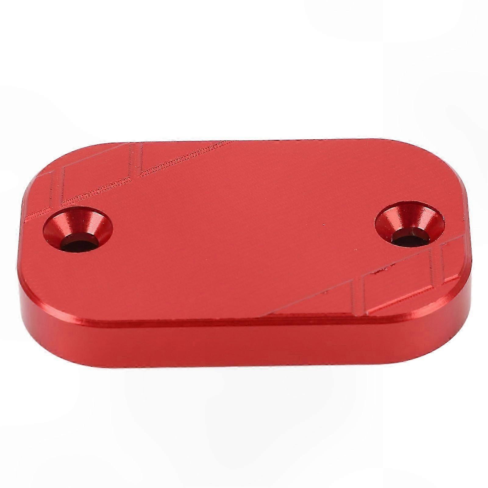 CNC Aluminum Alloy Front Brake Reservoir Cap for Scooters Red