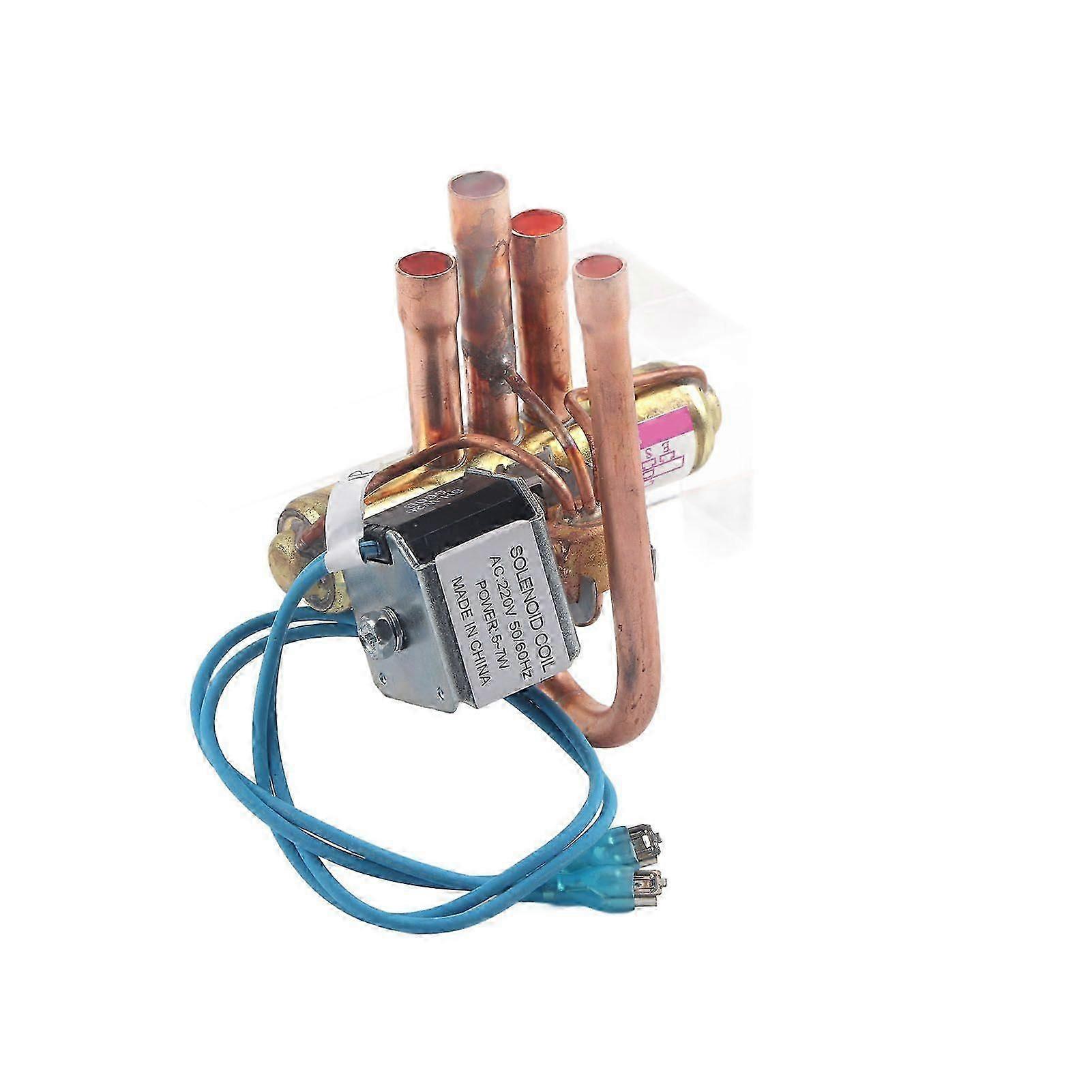 1P HVAC Reversing Valve for Air Conditioning Maintenance and Service8. 4-Way AC Reversing Valve for Refrigeration System Repair (1P)