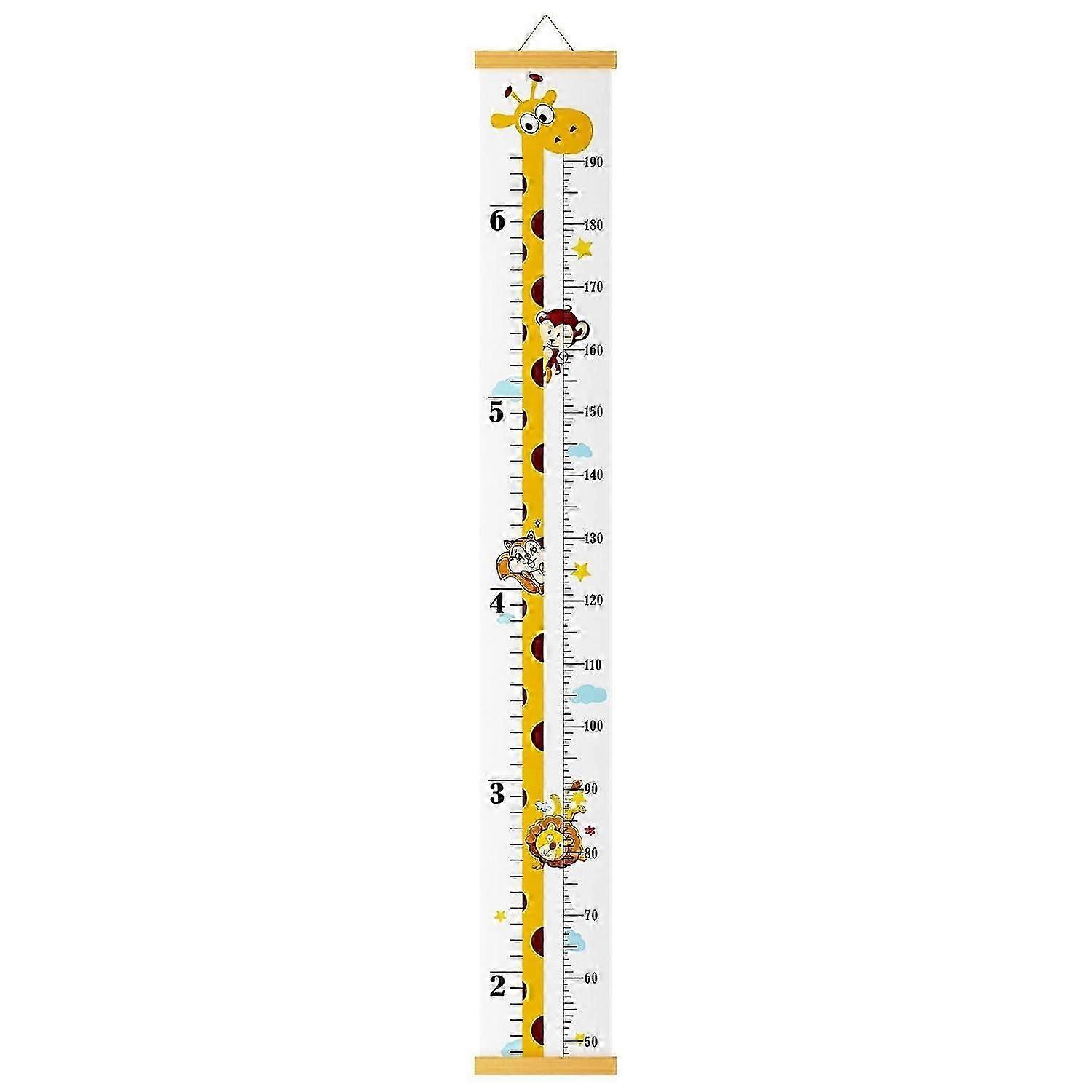 Height growth chart for babies, Canvas height chart for children, babies
