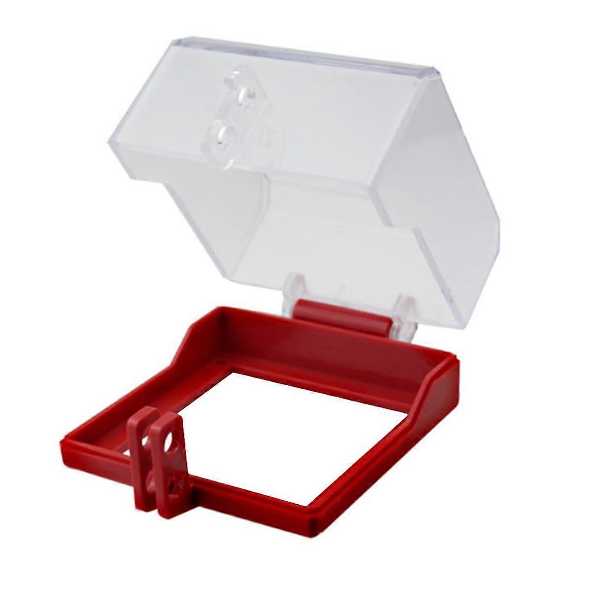1 Piece Emergency Stop Button Cover, Removable Base Cover, Push Button Switch Protector for Emergency Stop Button