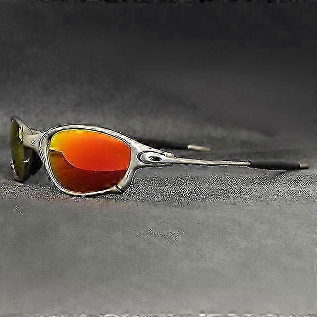 Outdoor All-Terrain Glasses with Alloy Frames for Men UV400 Polarized Sunglasses for Riding and Cycling 25-26