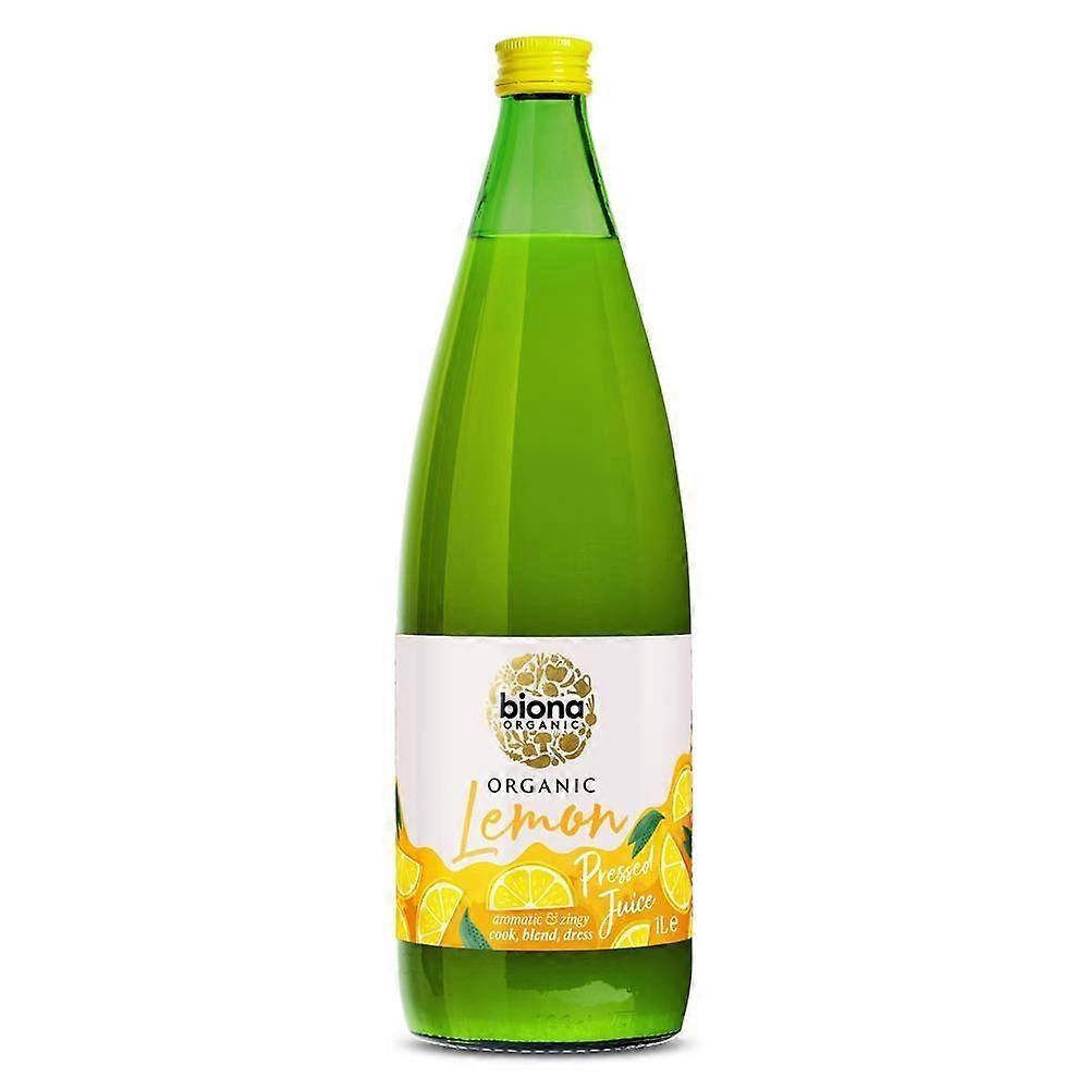 Biona Organic Lemon Juice 1L - 2 Pack