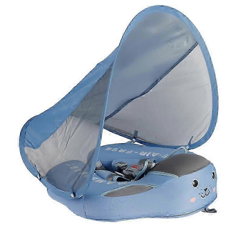 Baby Swimming Float Inflatable Baby Pool Float Ring with Sun Protec...