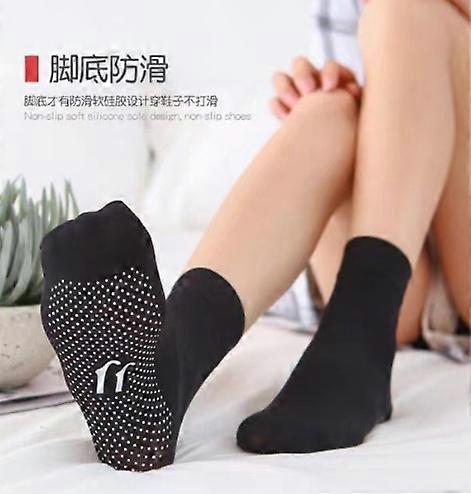unbrand 5 Pcs Silky Anti-Slip Cotton Socks for Women Soft Breathable Mid-Tube Stockings 10pcs