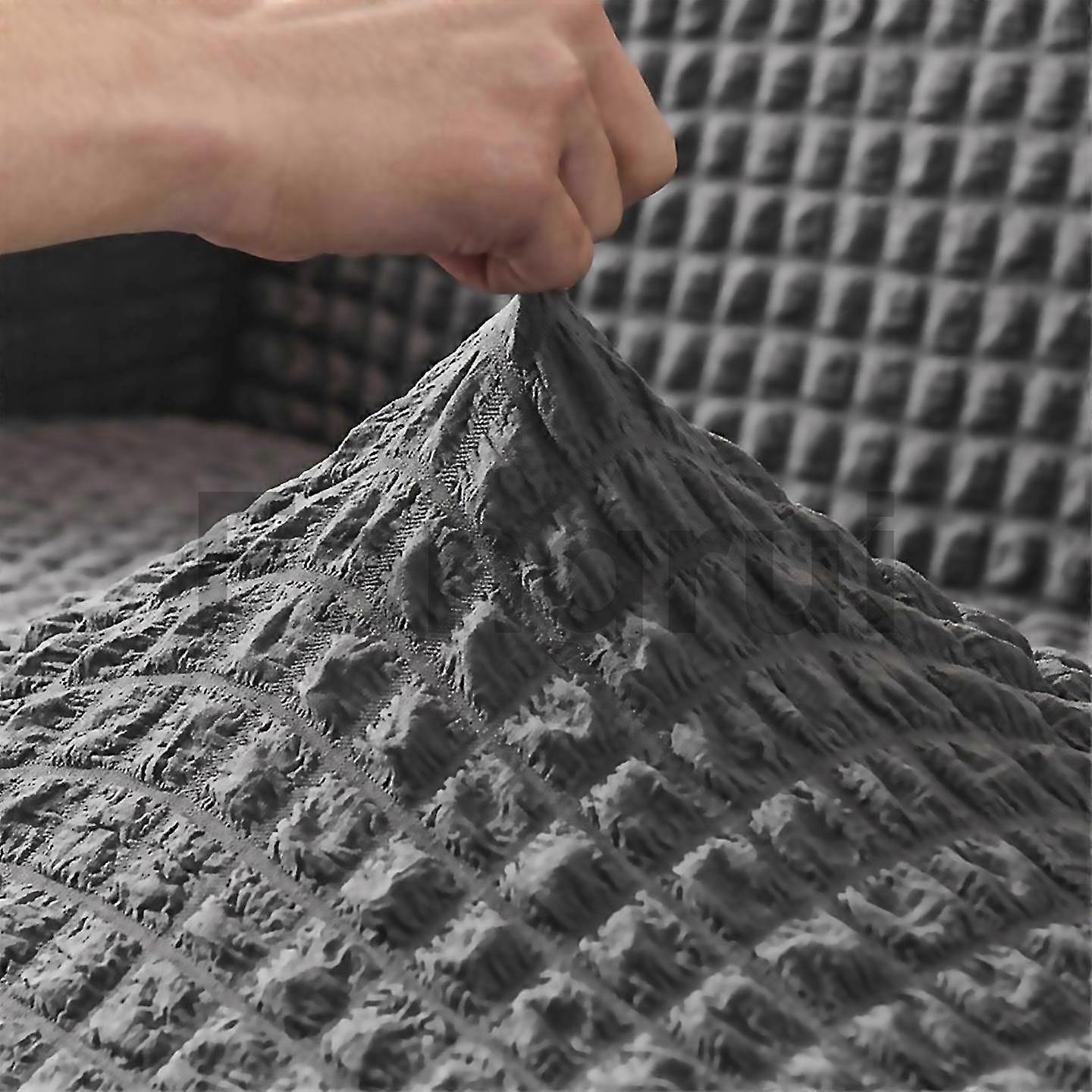 Für Sofabezug Sofa Seersucker Strukturierter Sofa Protector 2 Sitzer
