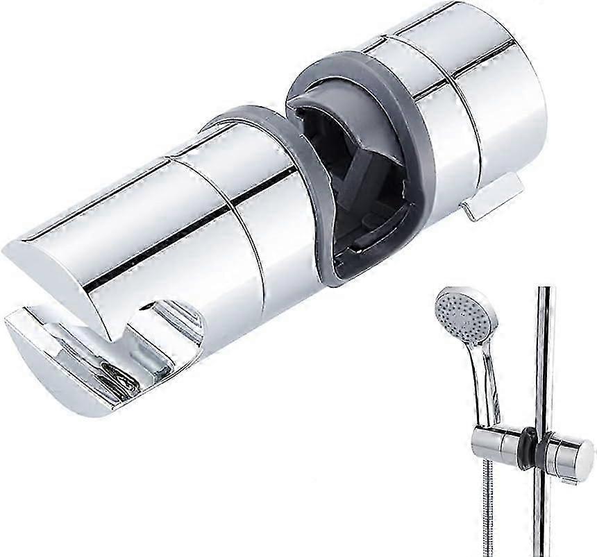 調節可能なシャワーヘッドホルダー - シャワーホルダーブラケット穴あけなしABS(18-25MM)