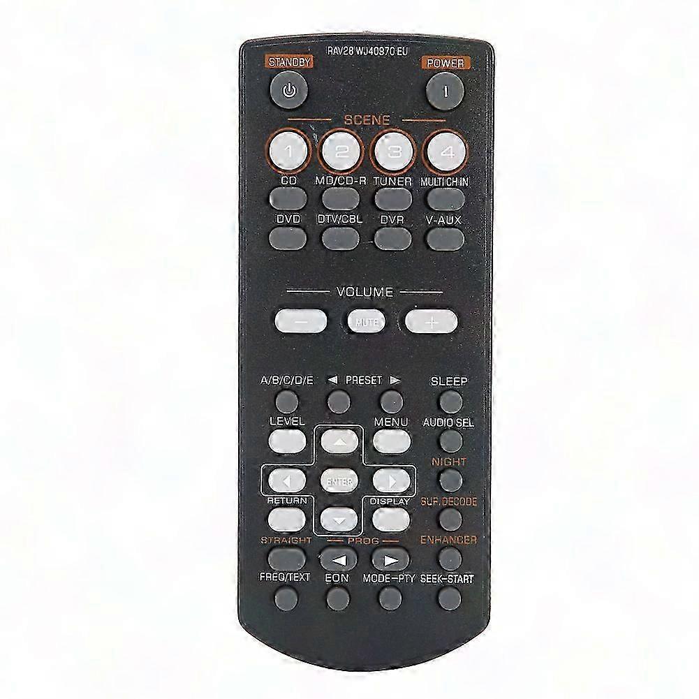 RAV28 DVD Player Remote Control Replacement, Durable ABS Black Design