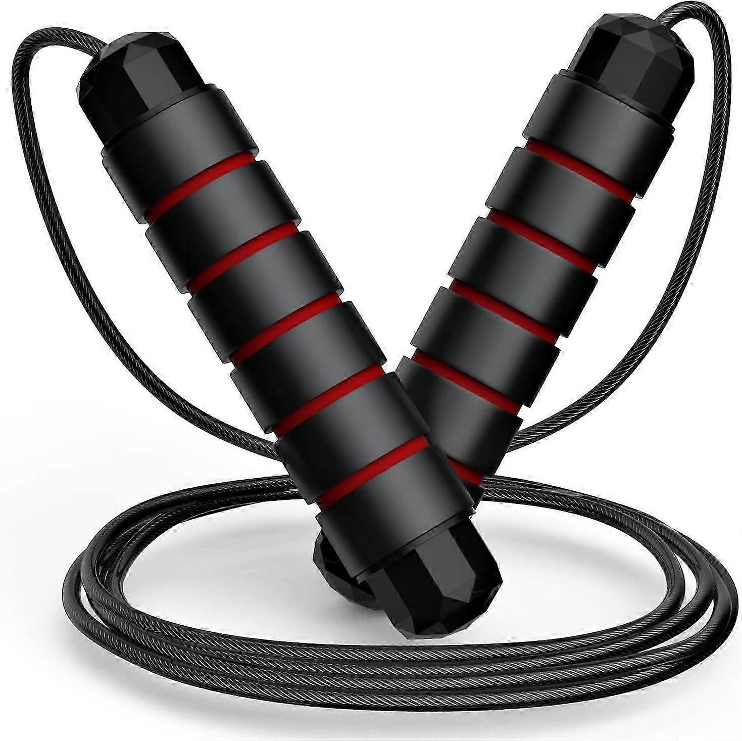 Jump Rope, Fitness Accessory compatible with Aerobic Exercise, Rapid Speed Ball Bearings compatible with Smooth Rotation, Adjustable Length with