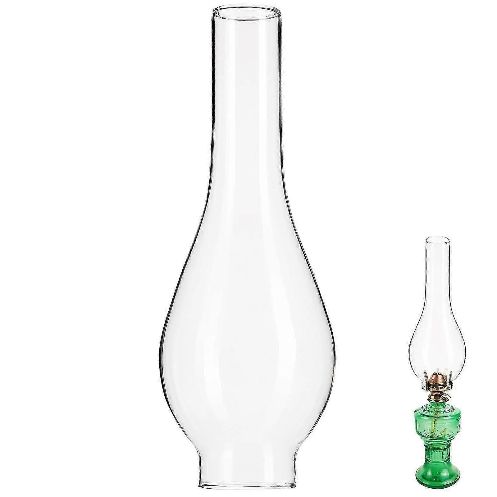 Oil Lamp Glass Lamp Shade Clear Kerosene Lamp Chimney Kerosene Lamp Cover