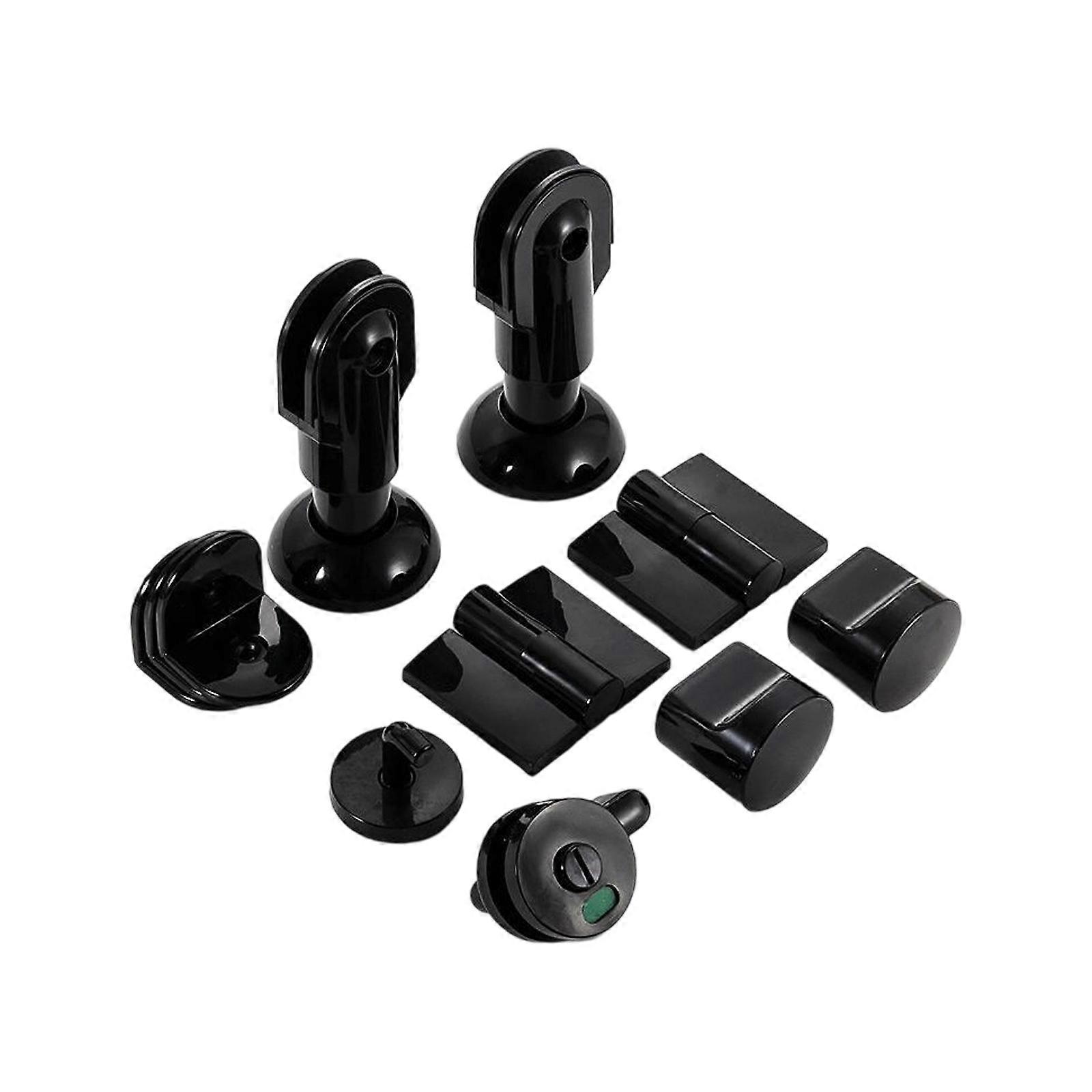 Multiple Protective Layer Bathroom Stall Brackets & Legs Set Simple Installation for Public Toilets Cabinets Sofa TV Stands Multicolor