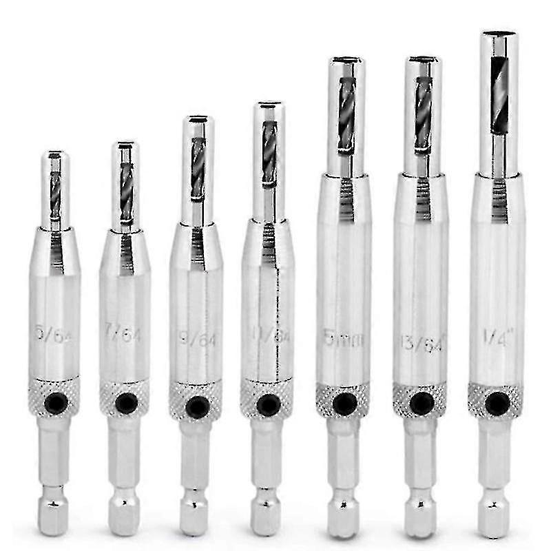 7pcs Self-centering Drill Bits