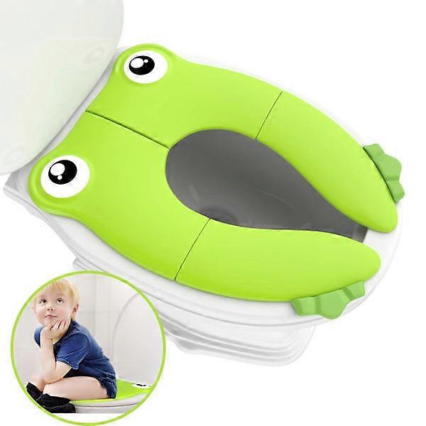 Portable Foldable Large Non-Slip Silicone Pad Toilet Training Seat for Children Boys and Girls