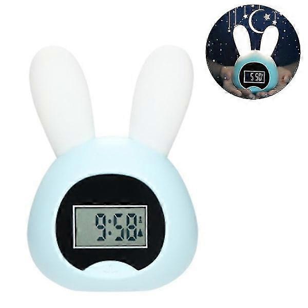 Children's Light Alarm Clock Cute, Rabbit Alarm Clock Usb Led Alarm Clock Creative Rabbit Bedside Lamp