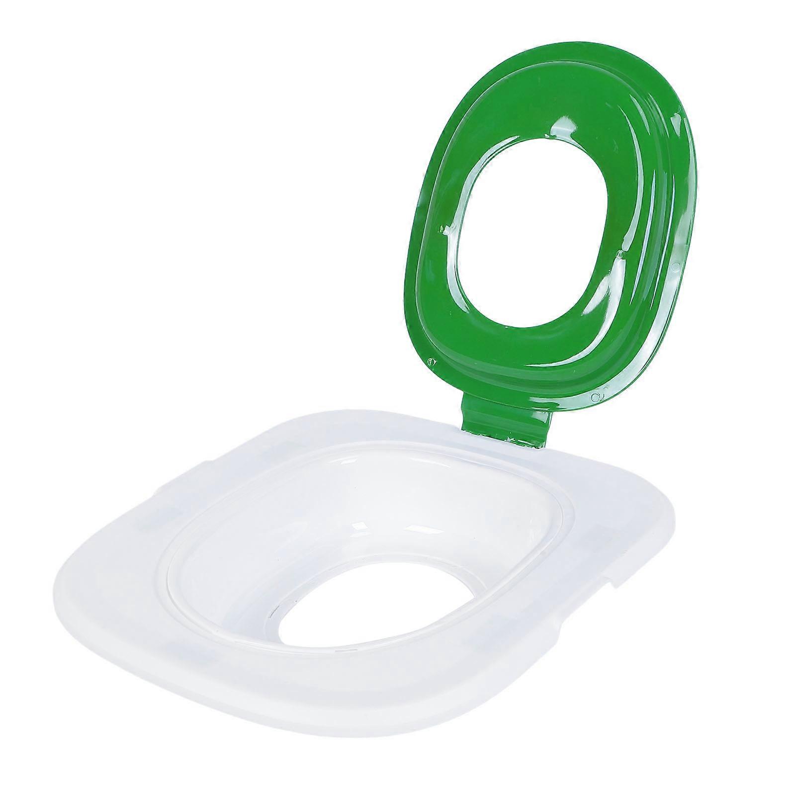 Katzentoilette Trainingsset Wiederverwendbarer ABS Tiertrainer 37x40cm Grün