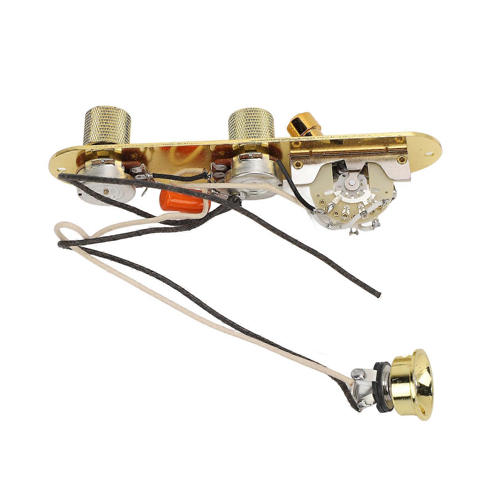 Guitar Control Plate 5-Way Switch 250KΩ Volume Tone Potentiometers