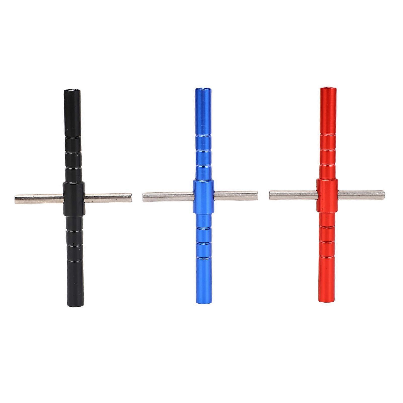 3PCS Hex Crossed Socket Aluminum Alloy Universal Socket Wrench Set for 1/18 1/24 Scale Model Cars