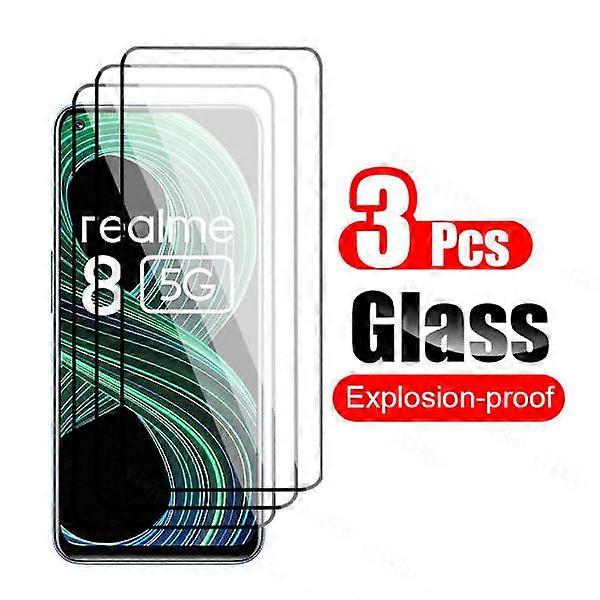 Realme C21用HDガラス強化保護ガラススクリーンプロテクター、フルカバー安全シルキーフィルム。携帯電話アクセサリー。