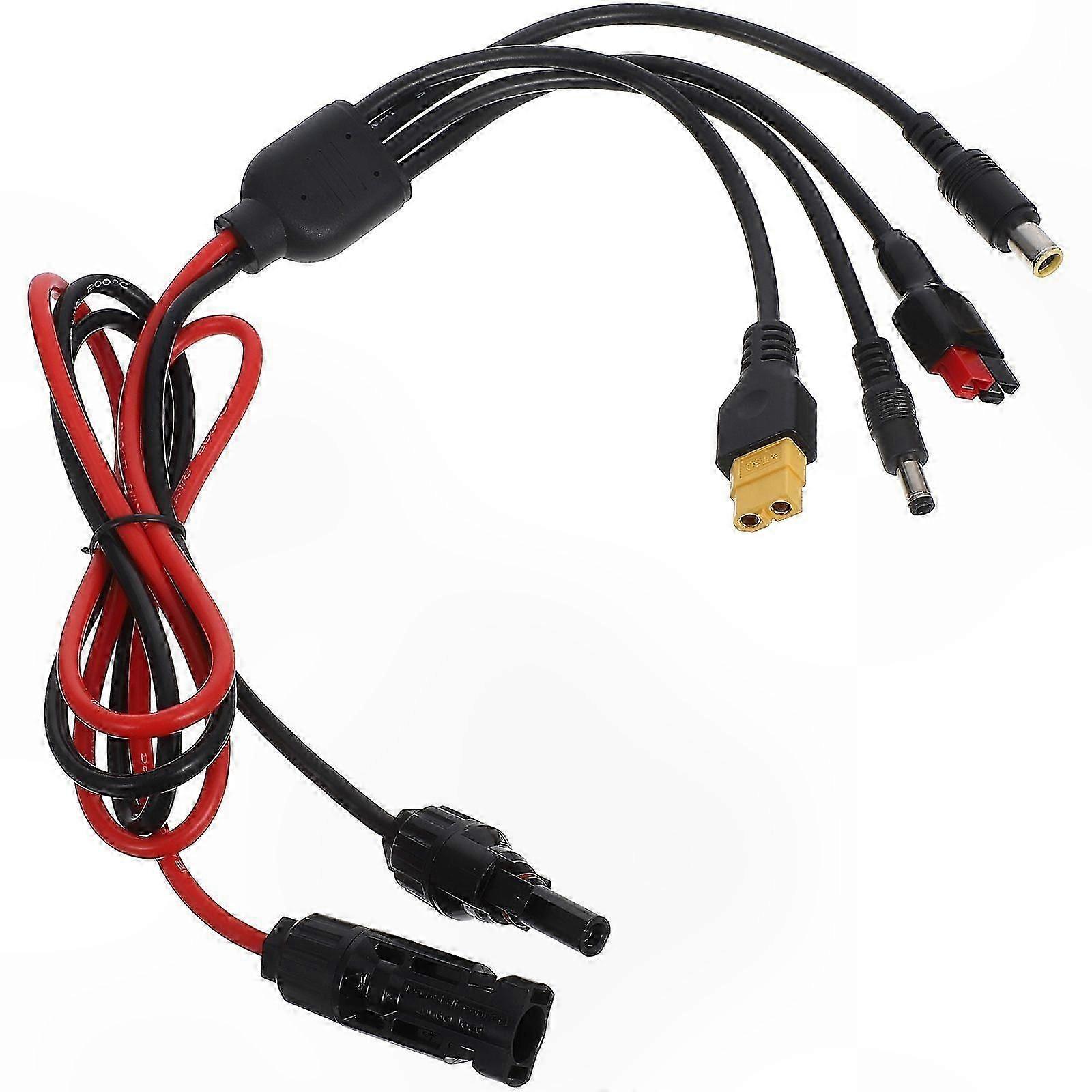 DC Adapter Cable for Solar Panel RV and Caravan Energy Connection Durable Power Transfer Solution for Outdoor Use