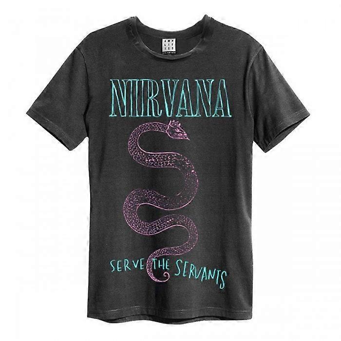 Amplified Unisex Adult Serve The Servants Nirvana T-Shirt