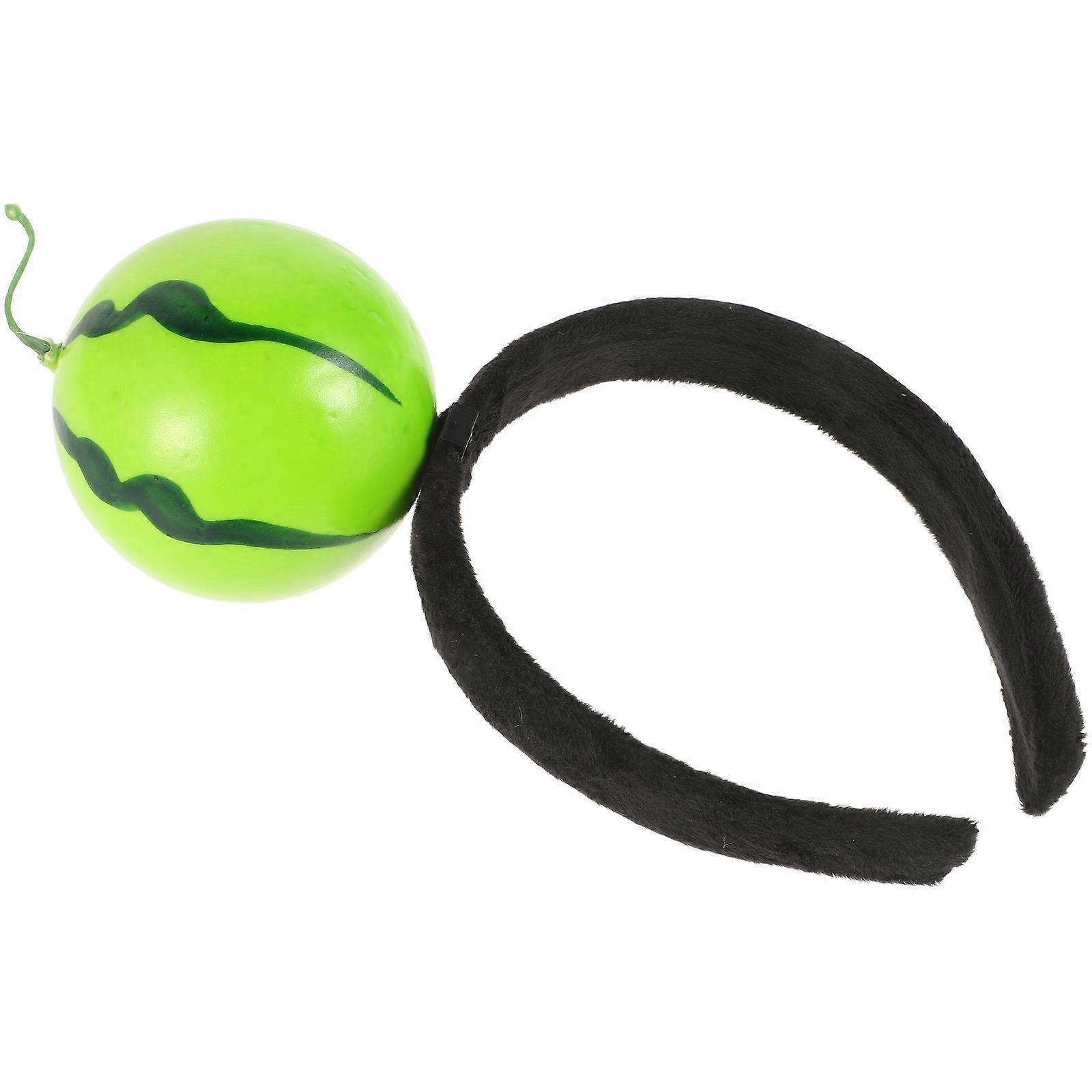 It sounds like you're describing a product listing for **watermelon patterned hairbands**! These are fun, novelty headbands that are perfect for