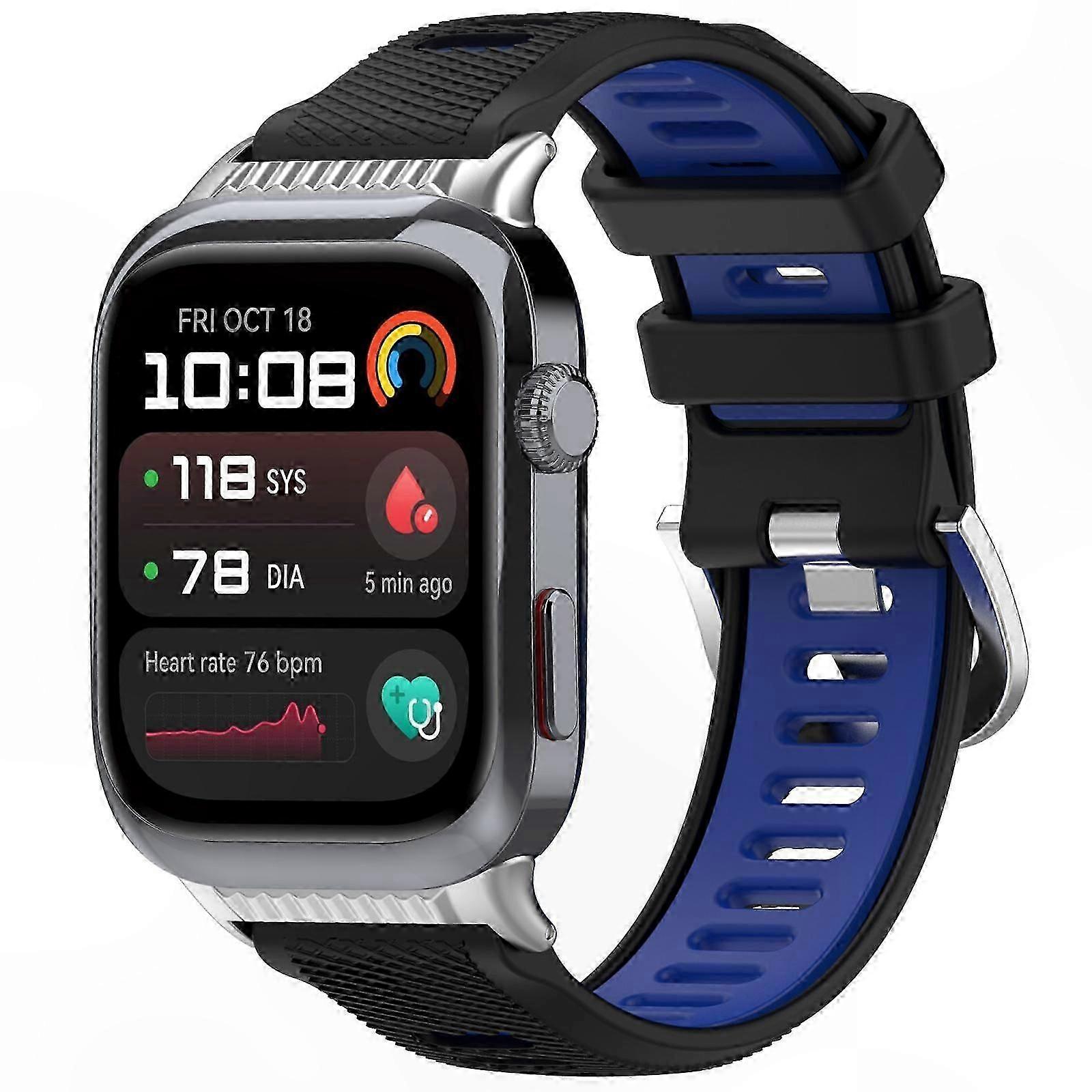 Silicone Replacement Band for Smartwatch-Compatible Devices