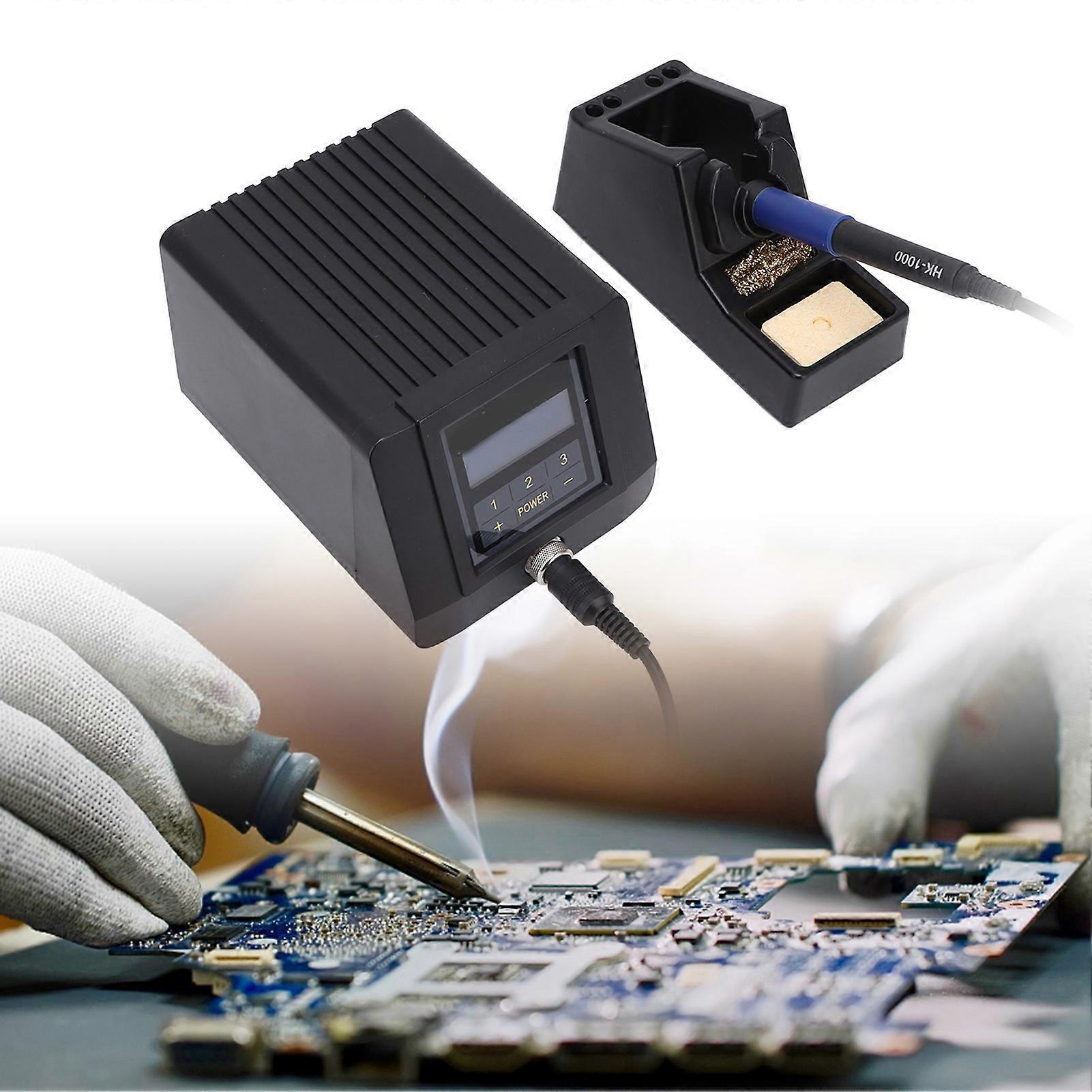 Digital Display Soldering Station Intelligent Portable Welding Iron Kit with LCD Screen HK‑1000US Plug 110V 
