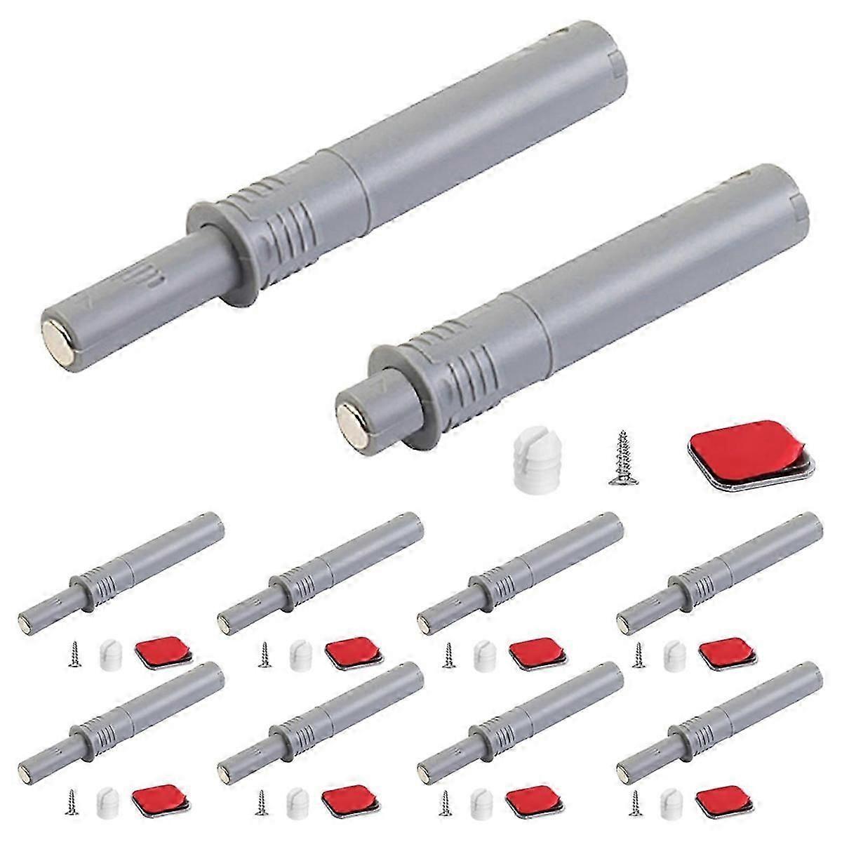 Push to Open Cabinet Hardware 10Pack Push Latch & Lock, Short
