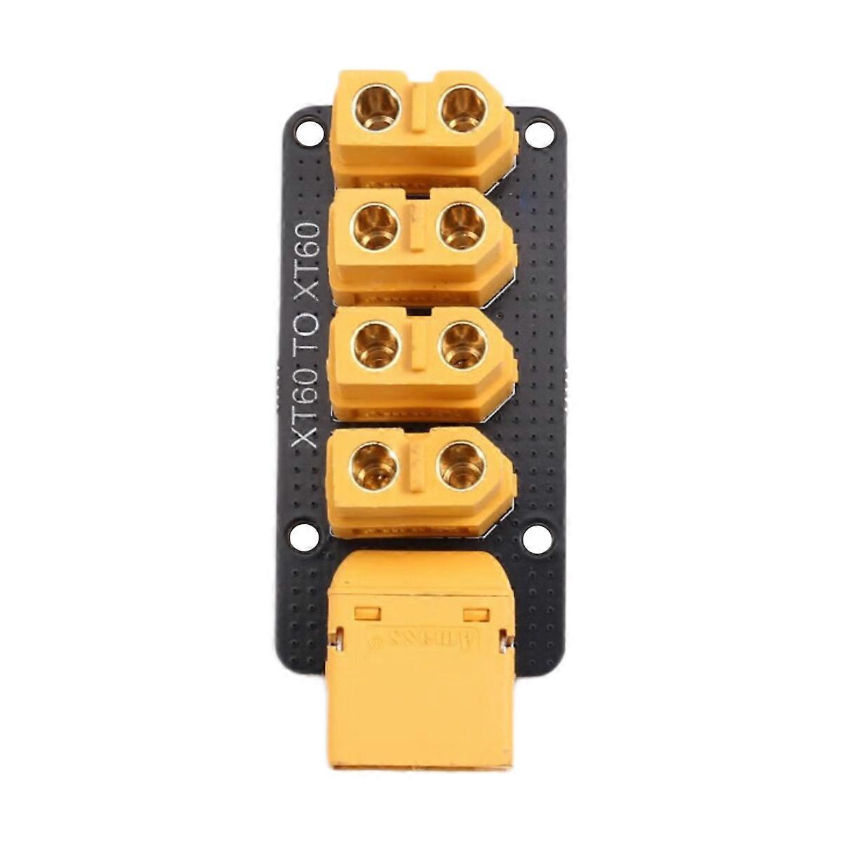 200A Power Distribution Board 4 Channels Connector Male Female Plug 45x23mm PCB Welding Board Plate for RC Car
