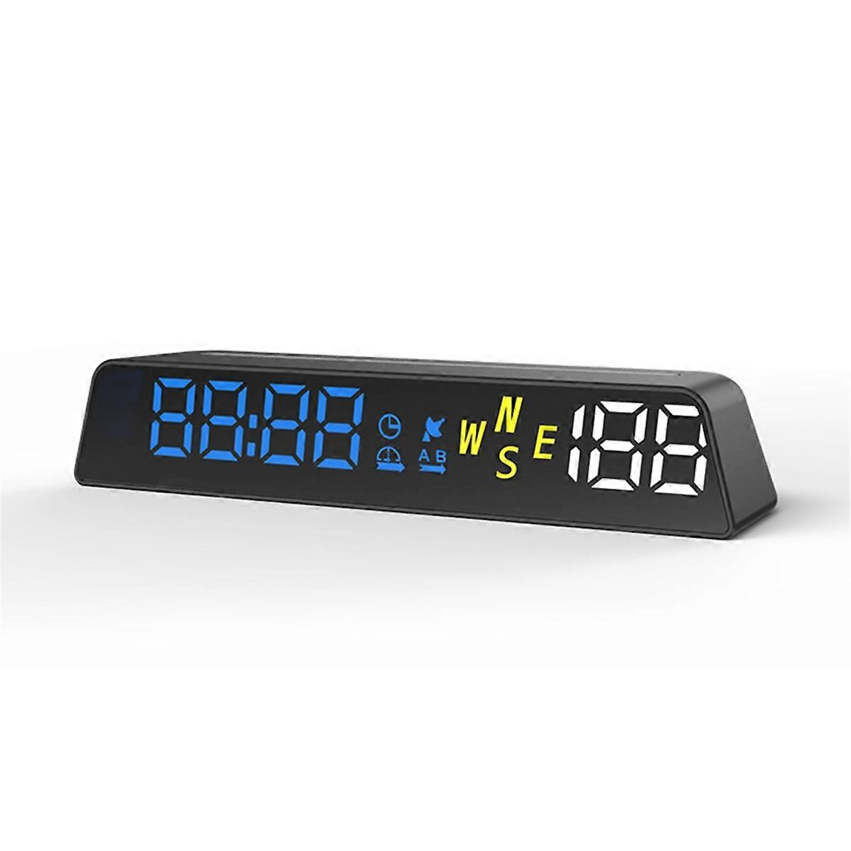 H500G GPS HUD Head Up Display HUD Smart Digital Alarm Reminder Meter Plug and Start Stop with Car