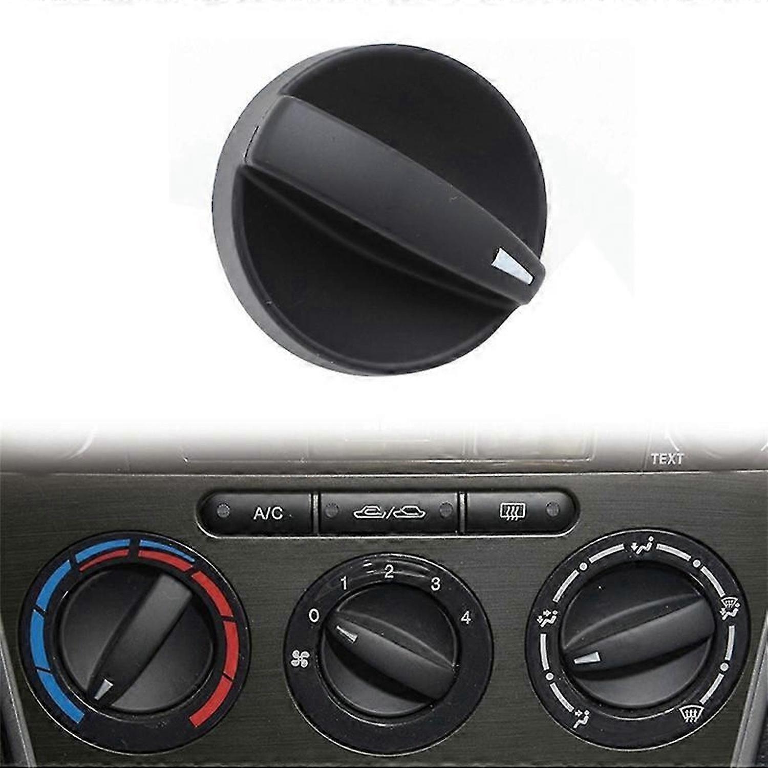 3Pcs Car A/C Heater Climate Control Switch Knobs Dials Cover