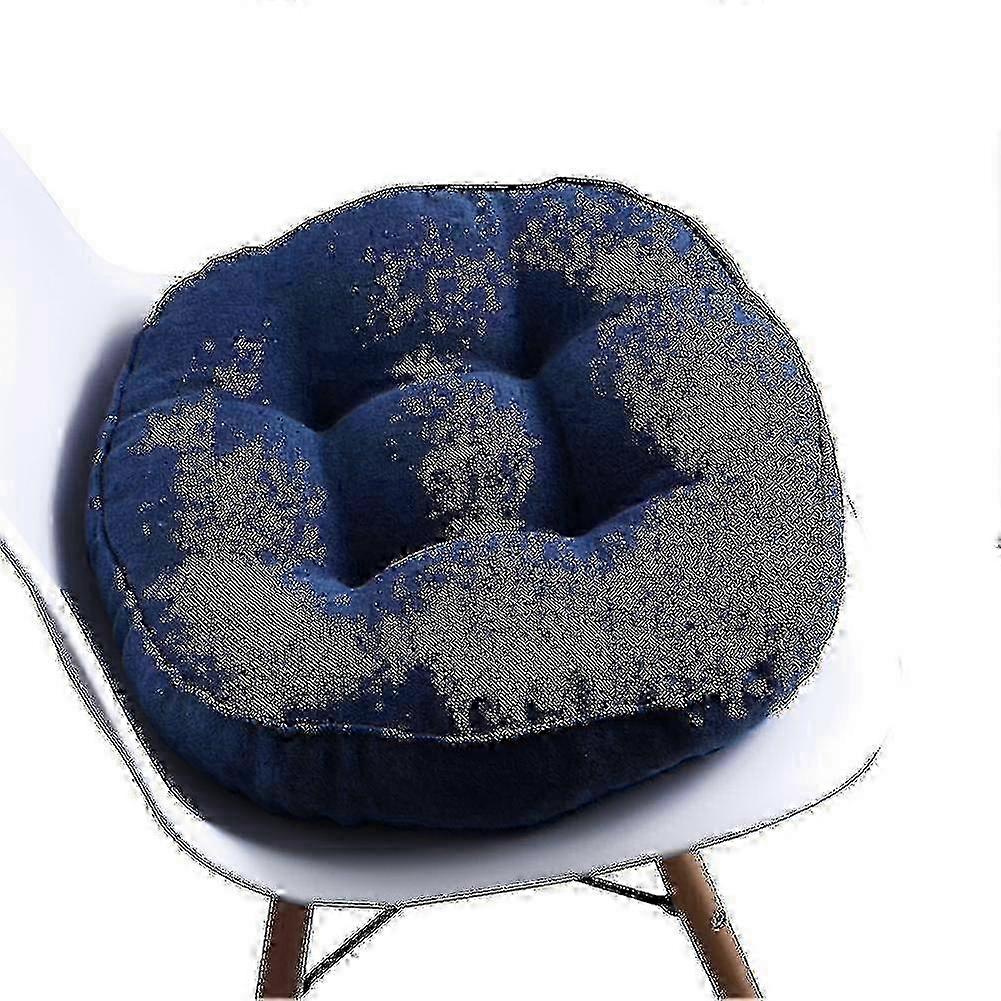 Thick Round Soft Chair Seat Cushion, Multi-Use Floor Pad for Home Office Garden