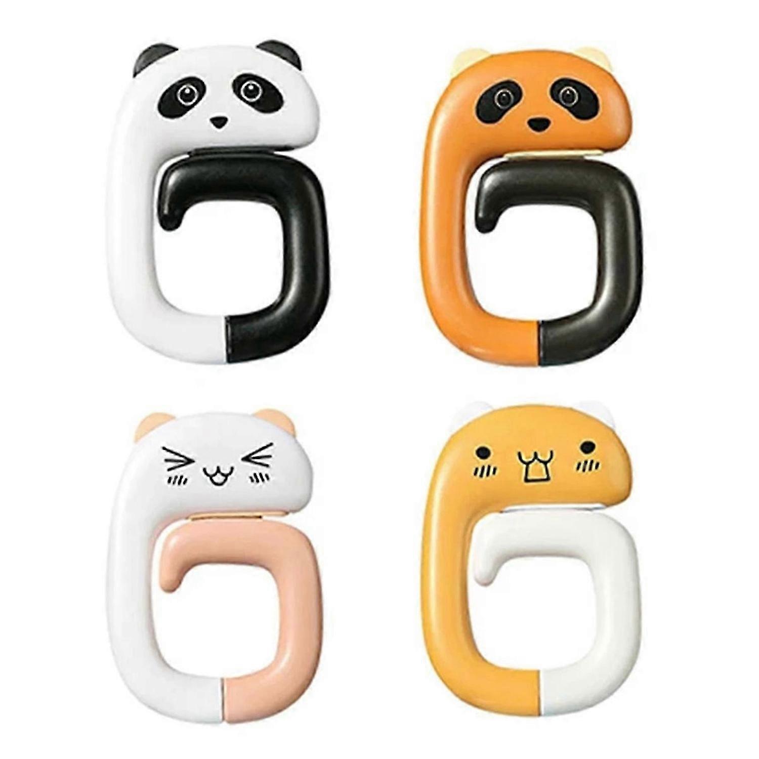 Cute Portable Bag Hook Animal Plastic Table Hook