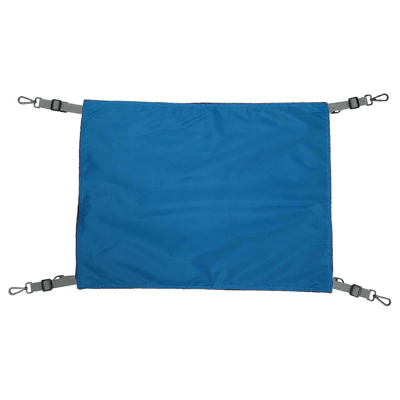 Blue Nylon Cat Hammock for Warm Use 1Pcs Small Pet Hanging Bed