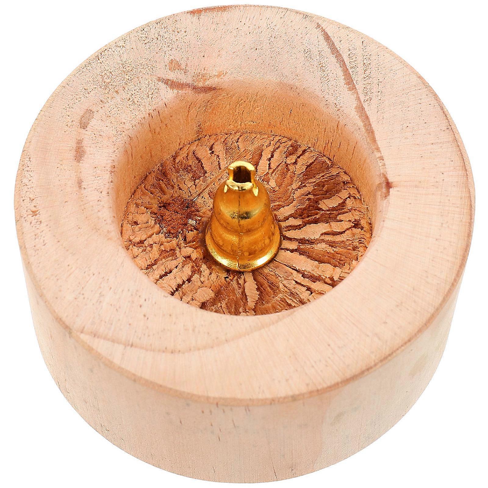 Wooden Incense Holder Incense Burner for Desktop Use 2Pcs Tray