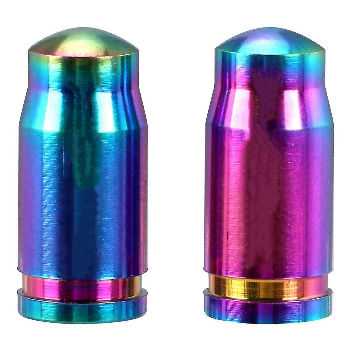 French Air Nozzle Cap Bike Tire Protection Made of Titanium Alloy 4Pcs Set