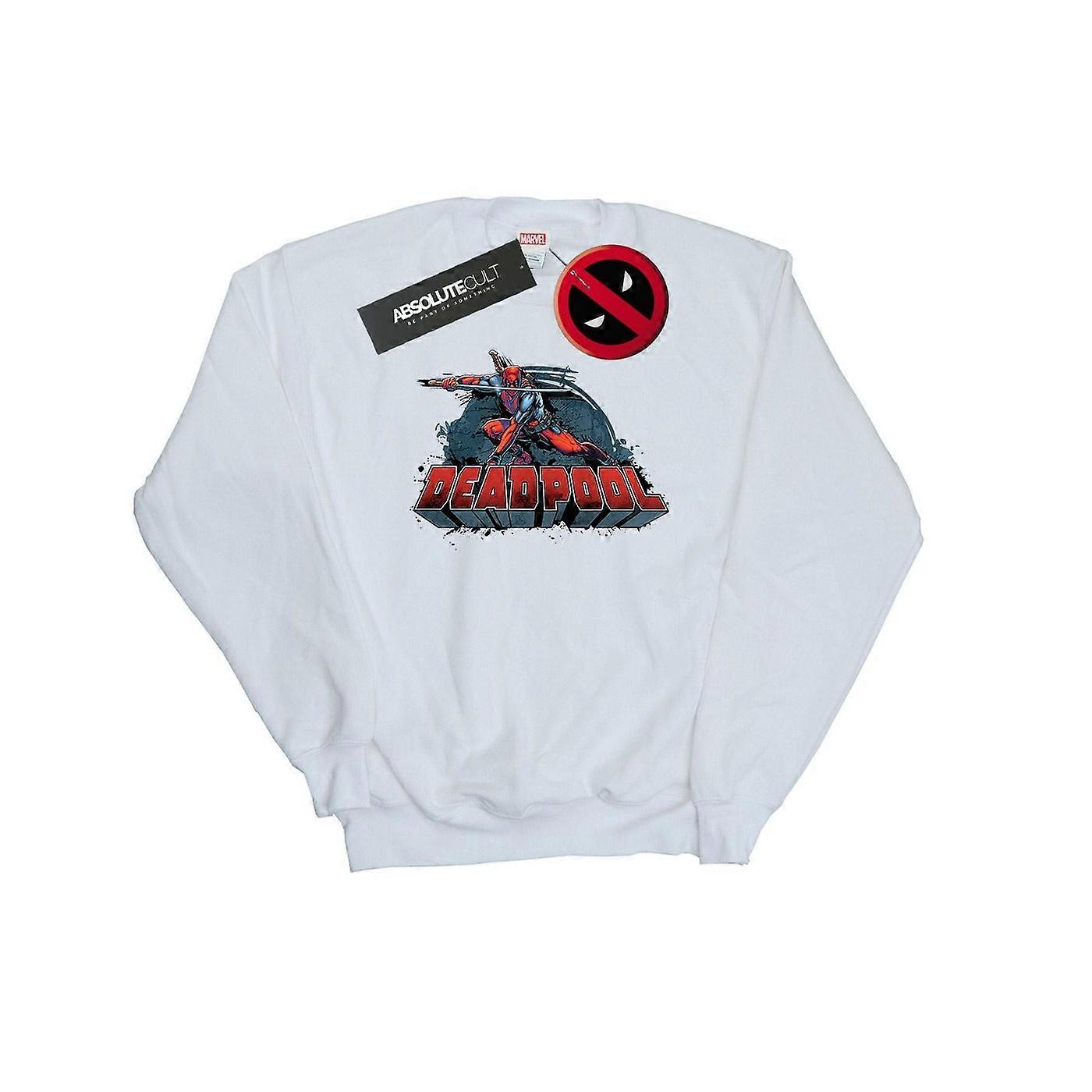 Marvel Femme/Femme Deadpool Épée Logo Sweat-shirt