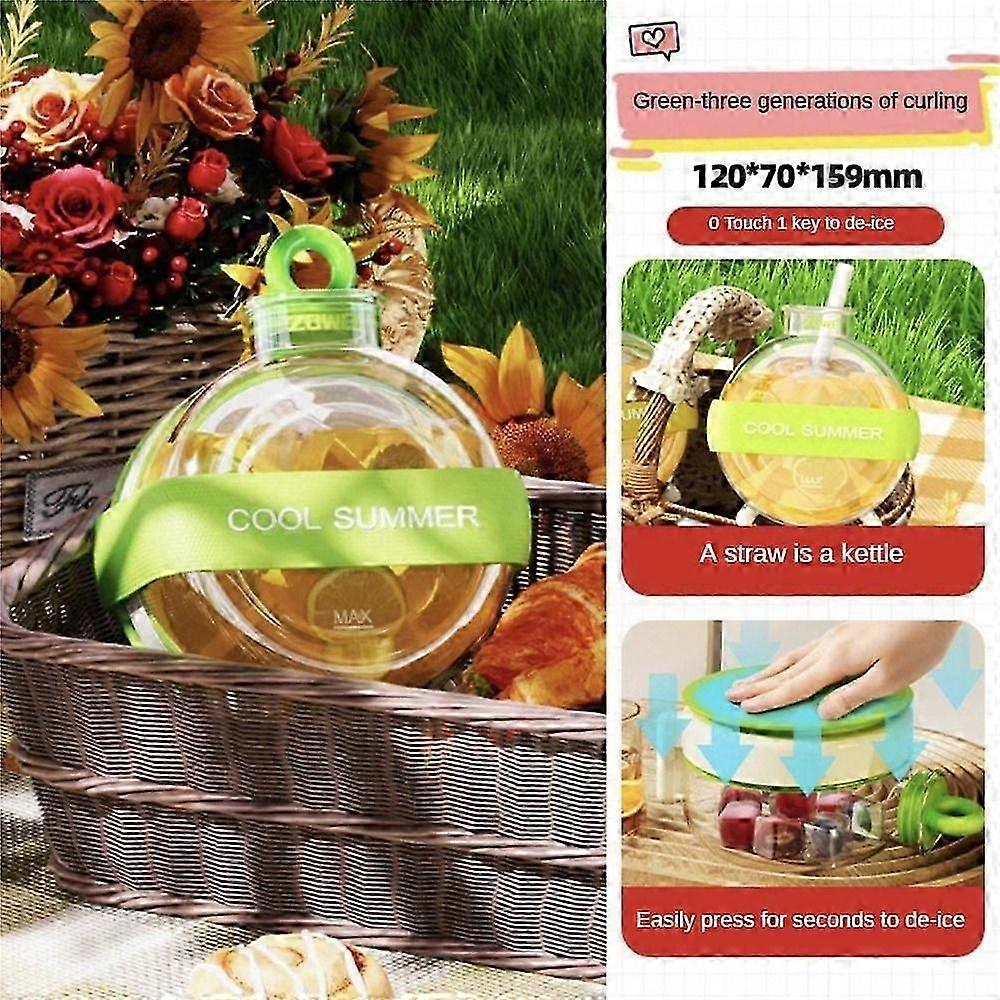 Ice Making Bottle Ice Crush Cup Freezing Reusable Easy Release Bottle For Home Cafe Restaurant Whiskey Cocktail Chilling Drinks