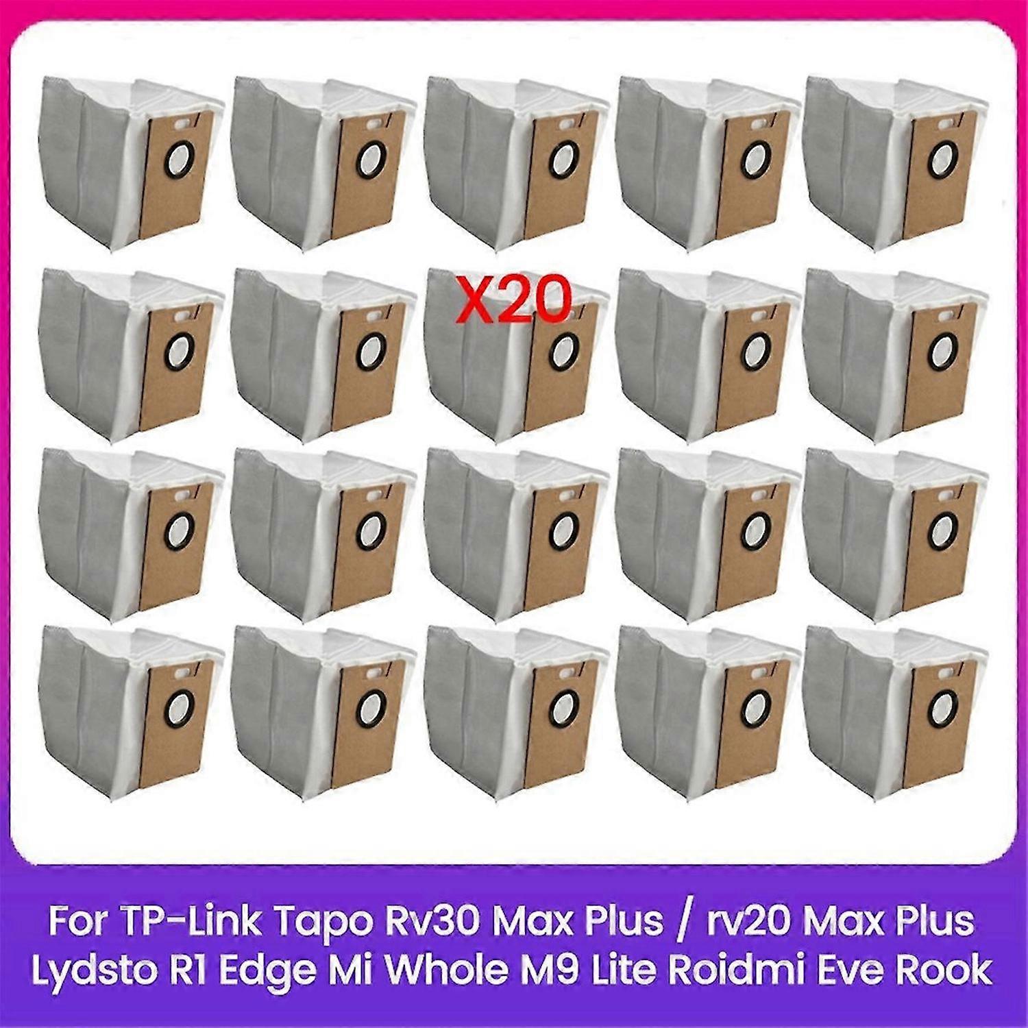 Dust Bag for TP-Link Tapo RV30 Max Plus Vacuum Parts 20PCS