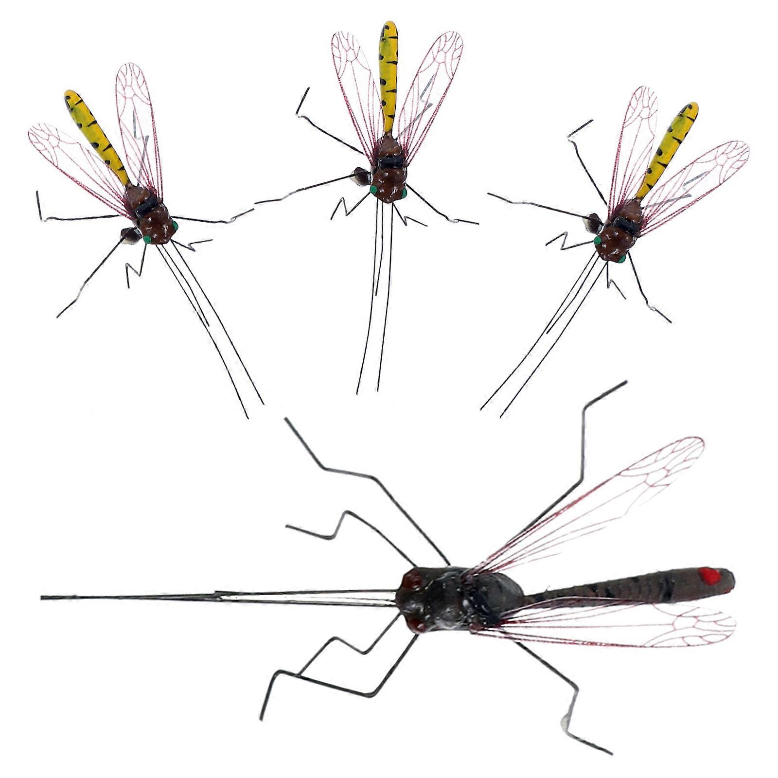 Simulated Toy Fake Insect Model for Decoration 8Pcs Assorted Colors