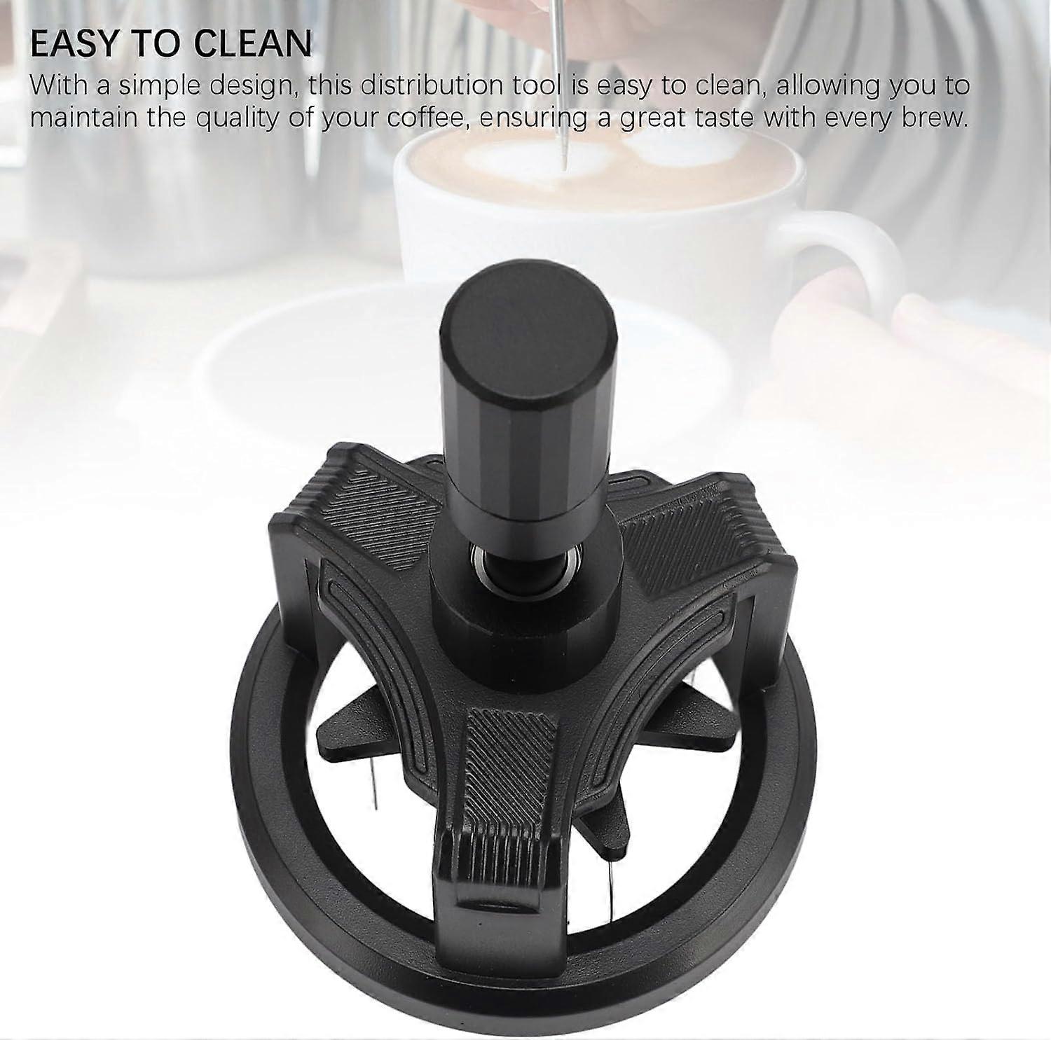 Needle Type Coffee Stirrer 51mm, Aluminum Alloy and Stainless Steel Espresso Distribution Tool for Coffee Making