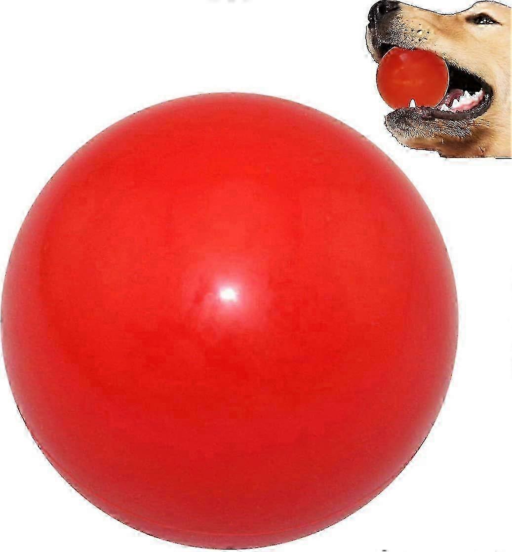 Indestructible Dog Ball Dog Chew Toys for Aggressive Chewers,Dog Training Accessories,Solid Rubber Bouncy Ball Made of Pure Natural Rubber, 7 CM