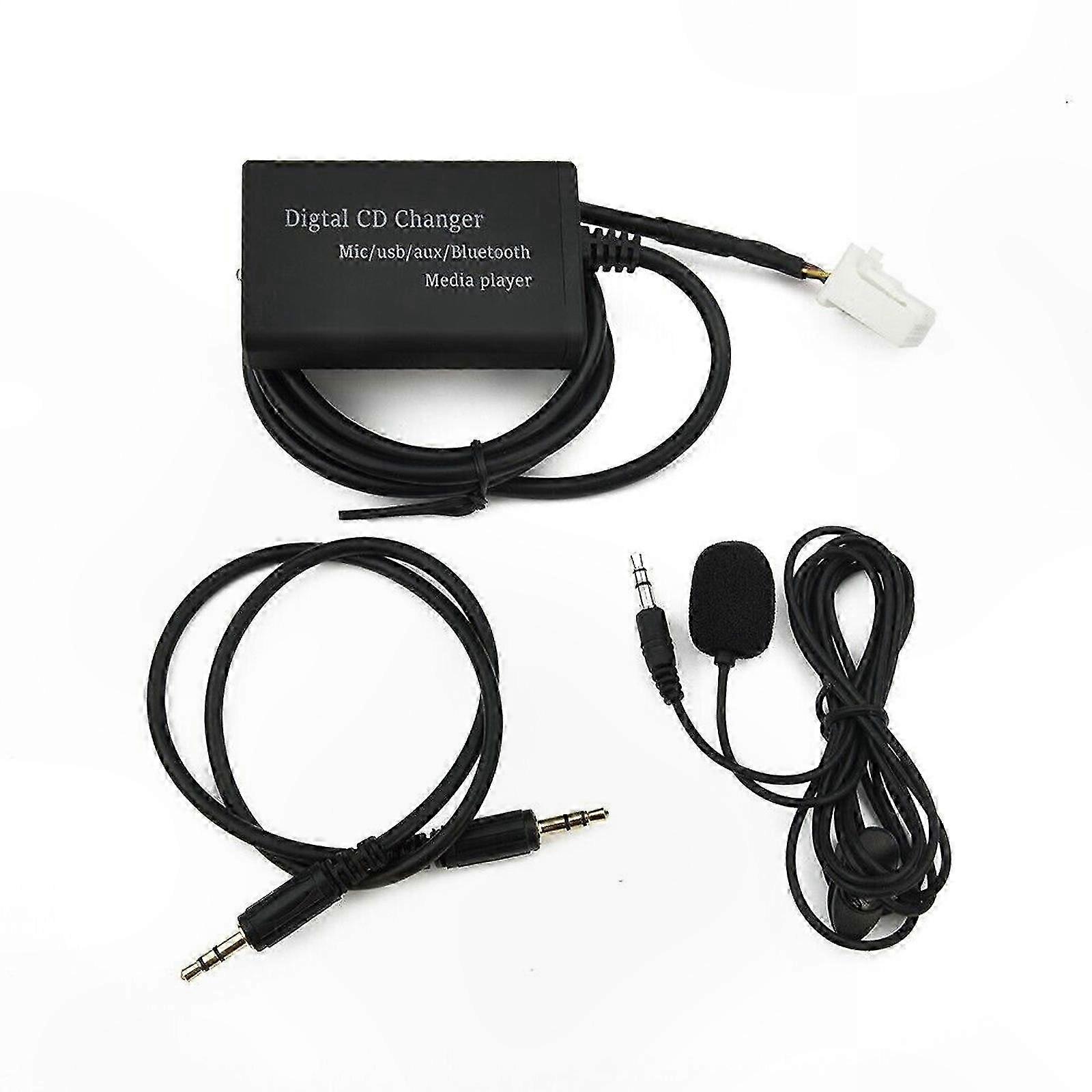 Bluetooth Hands-Free Stereo AUX Adapter Interface for and Navigation Systems