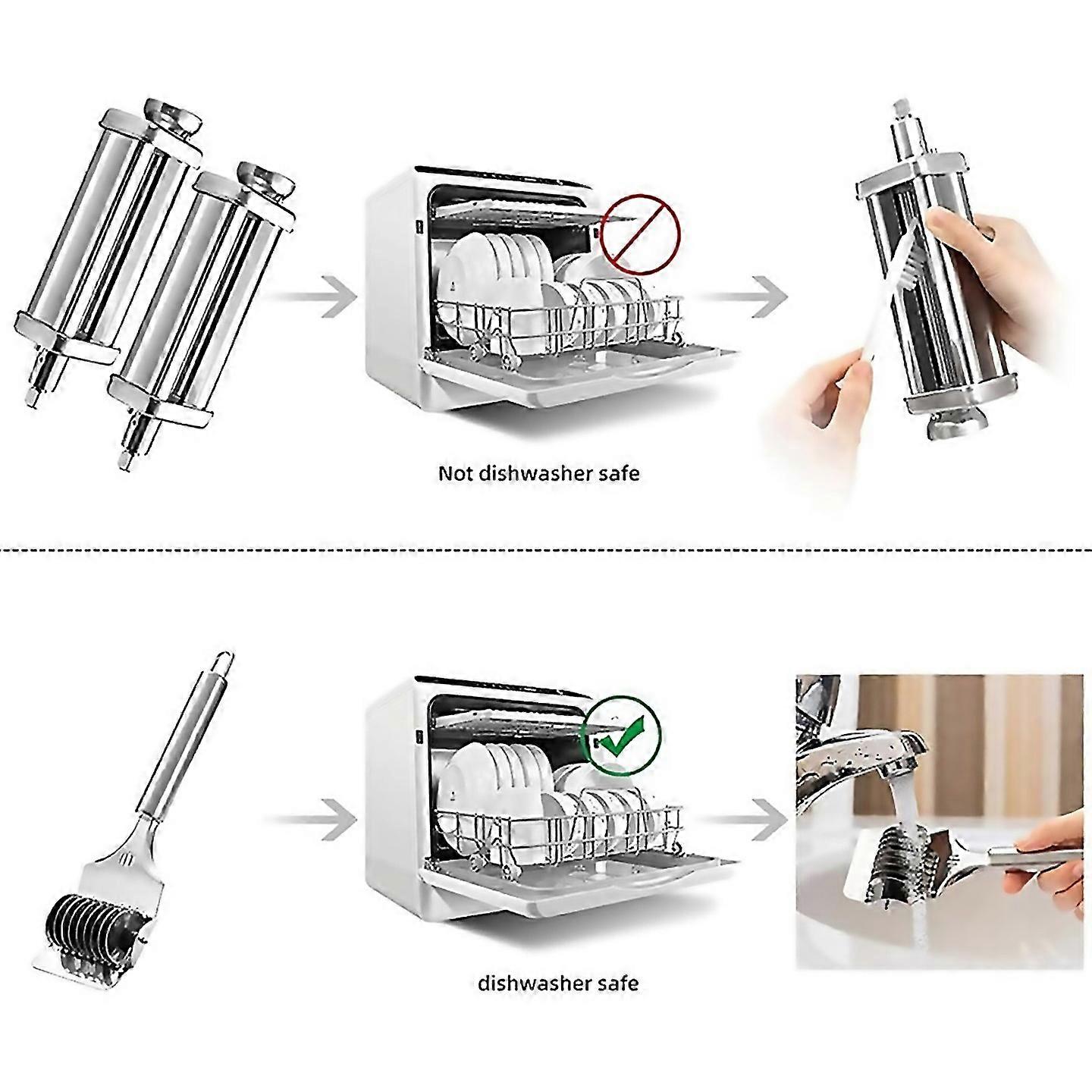 For Pasta Roller Spaghetti Cutter Attachment For Mixers
