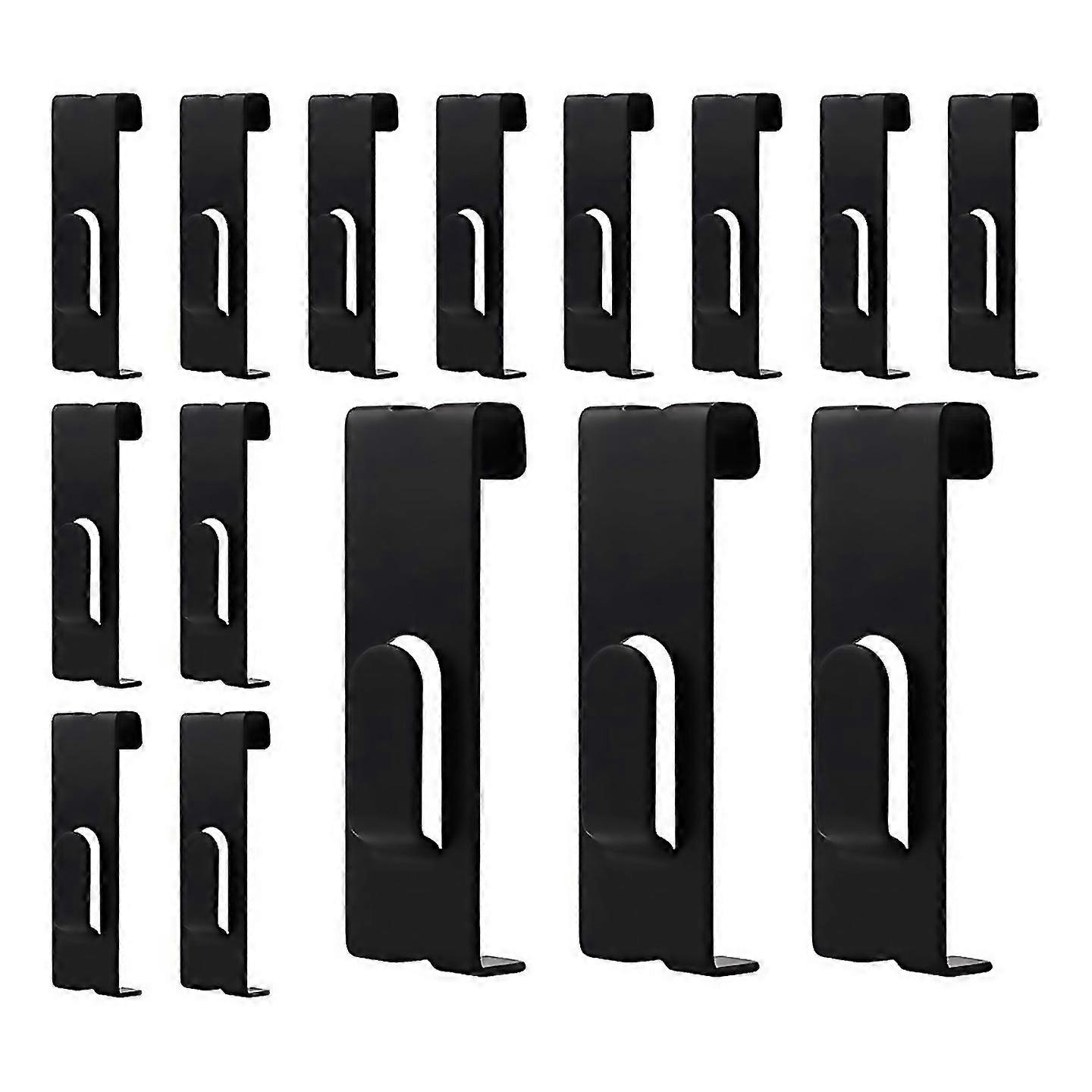 For 15pcs Gridwall Hooks Hangersgrid Panel Hooks Grid Wall