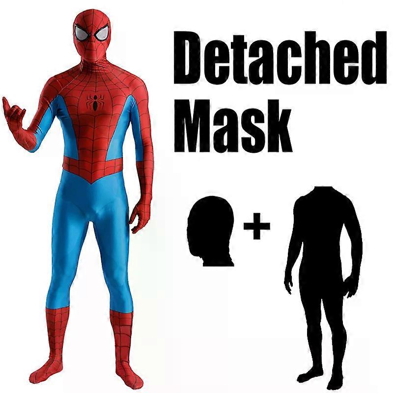 1994 Classic Spiderman Costume Cosplay Spandex 1994 Spidey Boy Costume Superhero Zentai Suits Halloween Costume for Adult Kid