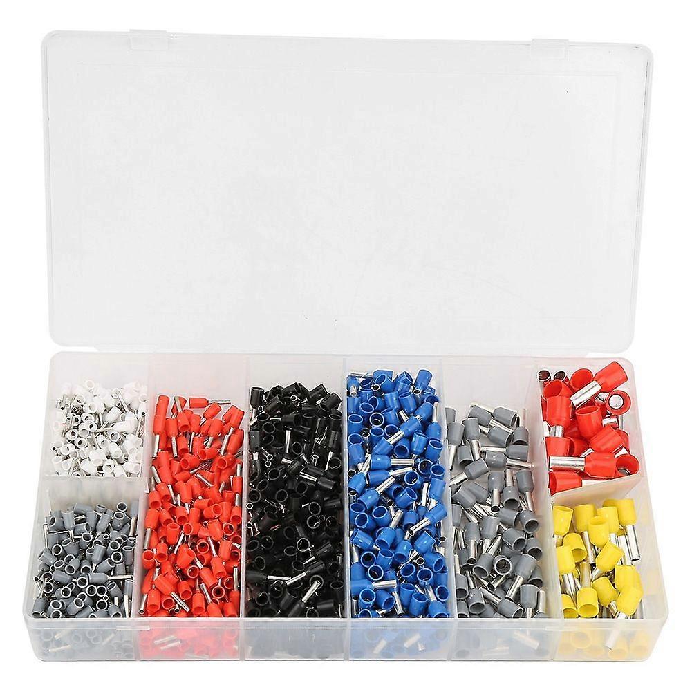 1200pcs Insulated Wire Connector Crimp Terminal Assortment Kit