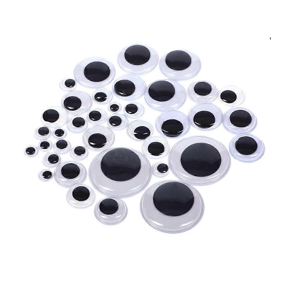 Handmade Toy Eye Sticker with Adhesive for DIY Projects 100Pcs