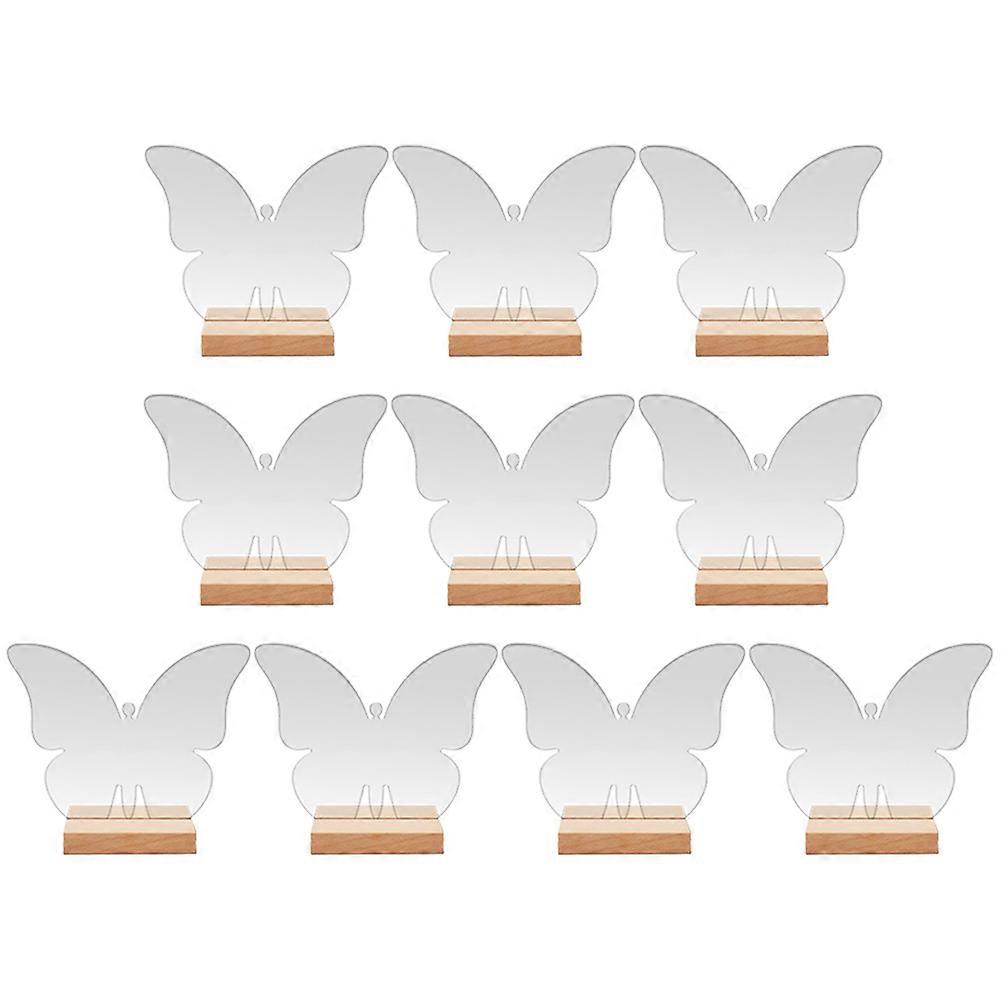 Acrylic Reserved Table Signs Butterfly Table Sign for Decor 30Sets